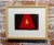 Metal Conrad Buff - Deep Red Triangle -Modernist Oil Painting For Sale - Image 7 of 7