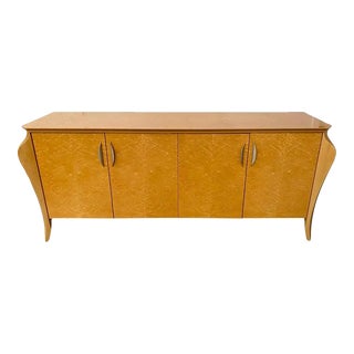 Pietro Contantini Postmodern Italian Maple Lacquer Credenza, Sideboard Cabinet For Sale