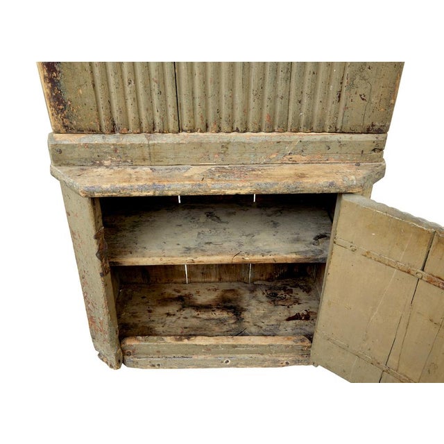 Scandinavian Carved Pine Cupboard, Early 19th Century For Sale - Image 11 of 13