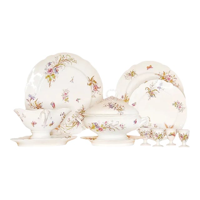 Pilivuyt Porcelain Tableware - 107 Pieces For Sale