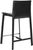 Elise 24" Counter Stool in Black & Chrome - a Pair For Sale - Image 4 of 7