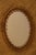 1960s Vintage Oval Honey Rattan and Bamboo Wall Mirror, Italy, 1960s For Sale - Image 5 of 14