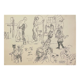 1970s Hayward Cirker Figure Sketches For Sale