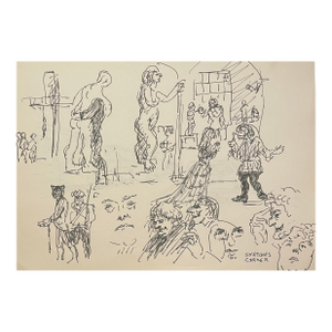 1970s Hayward Cirker Figure Sketches