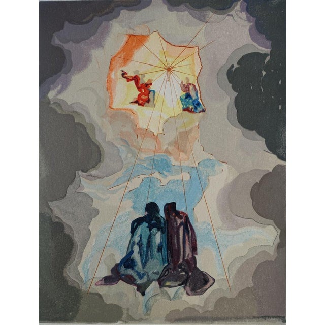 Salvador Dalí (1904-1989) Paradise 15: Dante's Ecstasy Color wood engraving Unsigned On BFK Rives wove paper, 26 x 33 cm...