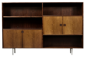 Mid-Century Scandinavian Modern Rosewood Highboard with Bar by Æ. Jensen & T. Mølholm for Herning, 1960s