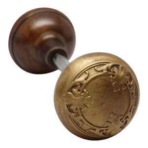 Reading Pressed Brass Locris Door Knobs
