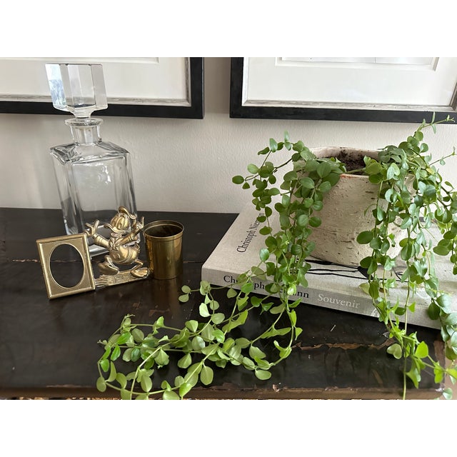 Vintage Donald Duck Pen Holder with Picture Frame in Brass, 1970s For Sale - Image 13 of 17