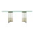 1970s Attributed to Leon Rosen Glass Dining Table For Sale