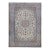 Vintage Persian Isfahan Rug, Hand-Knotted Wool & Silk, Floral Pattern, Ivory & Caramel,7x10 For Sale