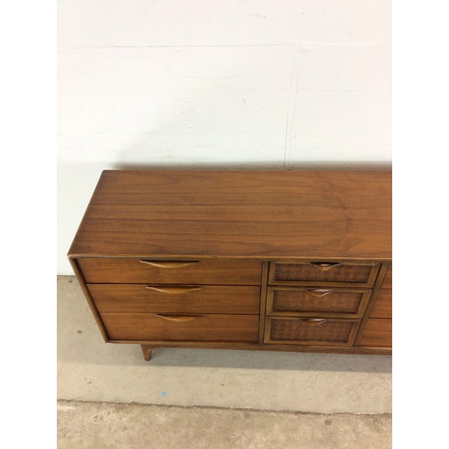 Mid Century Modern Lowboy Dresser by Perspective Series From Lane Furniture For Sale - Image 9 of 12