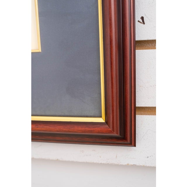 "Winter Harbor" Sailboat Swan Painting Print Signed John M Barber Numbered For Sale In Philadelphia - Image 6 of 13