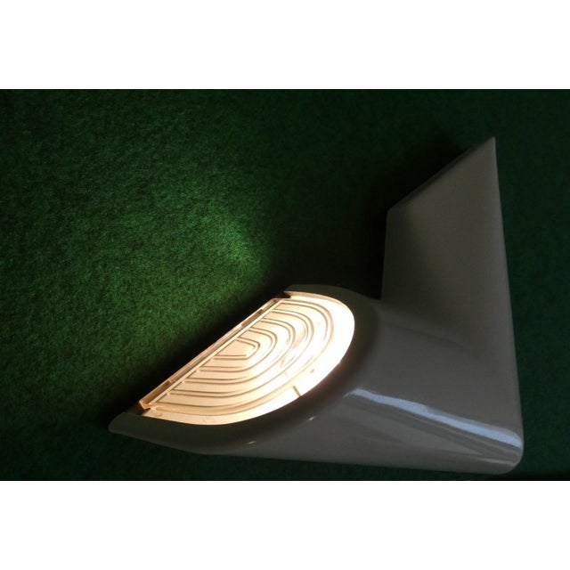1980s Polycarbonate Wall Lamps by Francesconi, 1980s, Set of 2 For Sale - Image 5 of 13