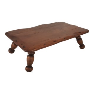 1960s Mid Century Wood Coffee Table For Sale
