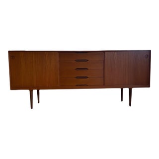 Alf Aarseth for Gustav Bahus Mid-Century Norwegian Teak Sideboard Credenza For Sale