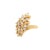 14k Yellow Gold Diamond Cluster Ring, Size 6.75 For Sale In Los Angeles - Image 6 of 7