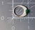 Contemporary Late 20th Century 18k White Gold and 1.5ct Oval Cabochon Cut Emerald Ring Size 6.5 For Sale - Image 3 of 4