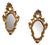 Antique Venetian Gilded Mirrors, 1870, Set of 2 For Sale