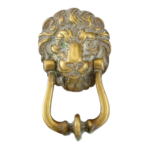 Antique English Lion’s Head Doorknocker