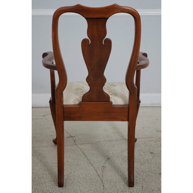 Henkel Harris Set of 8 Henkel Harris Cherry Model 110 Dining Room Chairs For Sale - Image 4 of 12