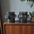 Mid-Century Modern Mid Century Modern Brutalist Torched Metal Candle Holders Luminaries - Set of 4 For Sale - Image 3 of 15