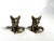 This petite pair of fox figurative brass knobs will definitely update a small cabinet or box. Consisting of solid brass...