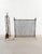 Brutalist Postmodern handmade fireplace set featuring textured, hand-forged steel rebar and spindles that twist...