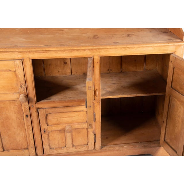 19th Century Antique English Pine Cabinet For Sale - Image 5 of 5