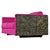 Adrian Pearsall Craft Associates Pink Paul Evans Style Brutalist Loveseat Sofa For Sale - Image 10 of 16
