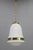 Art Deco Luzette Pendant in Opaline Glass attributed to Peter Behrens for Behr, Germany, 1930s For Sale - Image 3 of 14