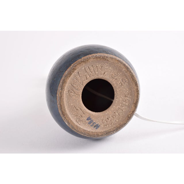 Mid-Century Modern Danish Ceramic Table Lamp from Palshus, 1960s For Sale - Image 9 of 11