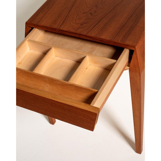 Model 35 Bedside Tables by Severin Hansen for Haslev, 1960s, Set of 2 For Sale - Image 11 of 14
