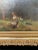 Green Antique Country Landscape With Three Ladies in a Carved Giltwood Frame For Sale - Image 8 of 17