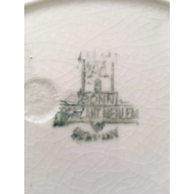 Antique German Game Fish Platter & Plates Set For Sale In Louisville - Image 6 of 11