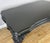 This impressive Antique French double sided desk features a striking black painted finish, elegant shaped top, and highly...