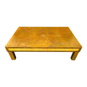 Copper Coffee Cocktail Table 73"
