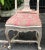 Antique George III Silverleaf Giltwood & Pink Chenille Side Chair Priced each.