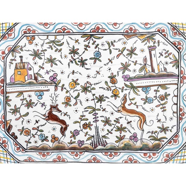 Early 20th Century Portuguese Meiselman Imports Serving Platters, 6 For Sale - Image 5 of 18