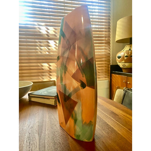 Ceramic John Bergen Postmortem Large Vase . For Sale - Image 7 of 11