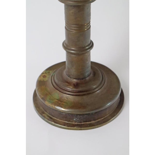 Large Art Deco Bronze Candleholder, Germany, 1930s For Sale - Image 6 of 13