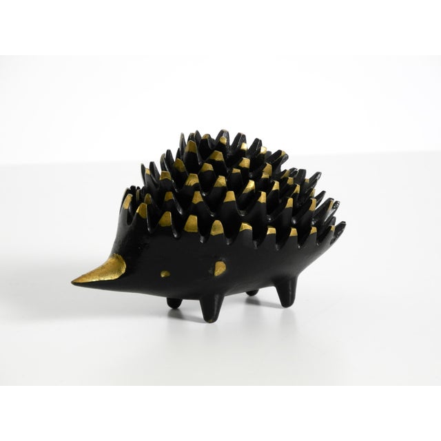 Mid-Century Brass Hedgehog Ashtray by Walter Bosse for Herta Baller, 1950s, Set of 5 For Sale - Image 16 of 16