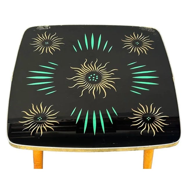 Mid-Century Coffee Table with Decorations, 1950s For Sale - Image 4 of 7