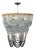 Regina Andrew Ombre Wood Bead Chandelier For Sale