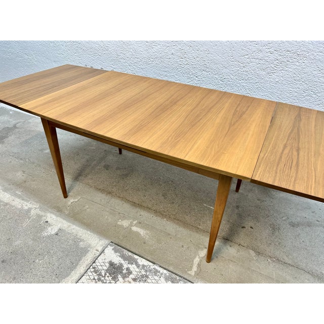 Mid-Century Modern Extendable Dining Table, 1960s For Sale - Image 6 of 14