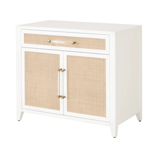 2020s Holland Rattan 1-Drawer 2-Door Chest For Sale - Image 5 of 9