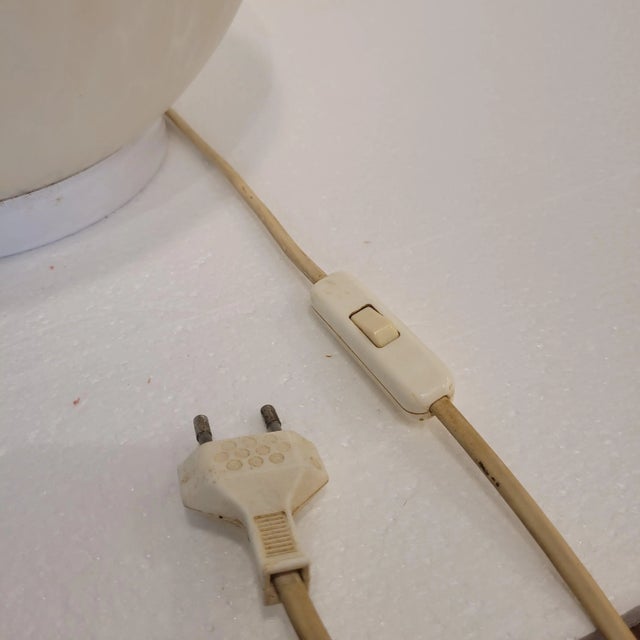 Mid-Century Egg Table Lamp in Glass from La Verrerie de Vianne, France, 1970s For Sale - Image 18 of 18