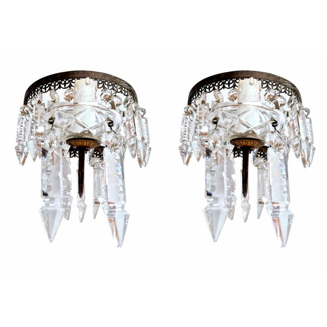 1950s Bronze Wall Lamps, 1950s, Set of 2 For Sale - Image 5 of 10