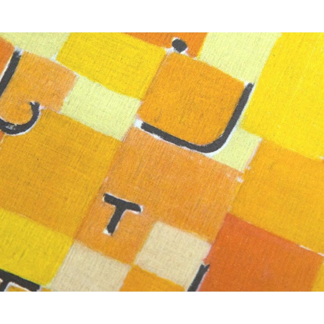 Paul Klee Paul Klee Limited Edition Lithograph "Signs in Yellow" Framed Coa For Sale - Image 4 of 7