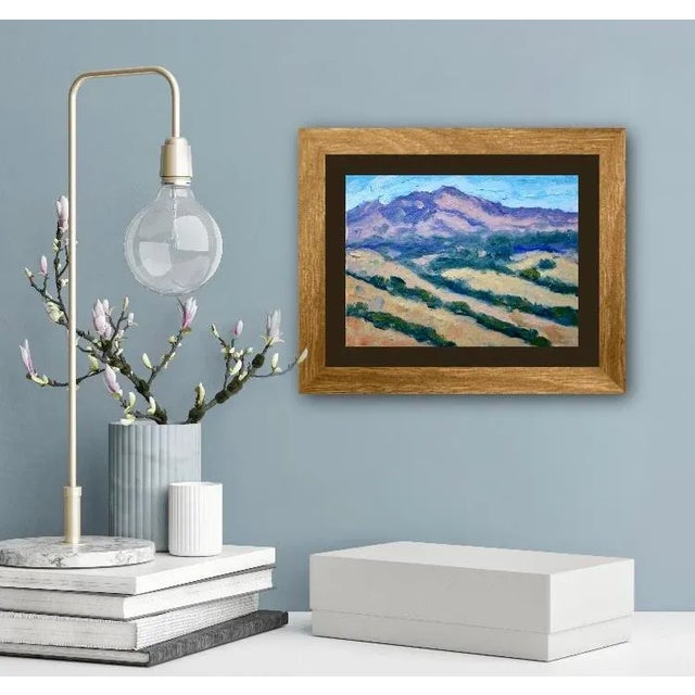 Contemporary "Mt. Diablo" Contemporary Impressionist Style Landscape Oil Painting For Sale - Image 3 of 12