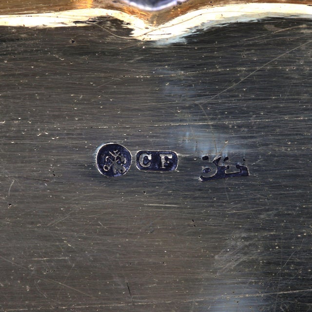 Metal 19th Century Russian Silver Snuffbox with Gold Decor For Sale - Image 7 of 9
